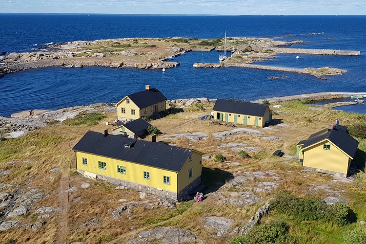 Utklippan eiland, de meest zuidelijke buitenpost van Zweden in de Karlskrona archipel